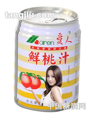 愛人鮮桃汁250ml