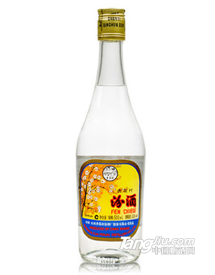 53°-出口汾酒玻璃瓶-500ml