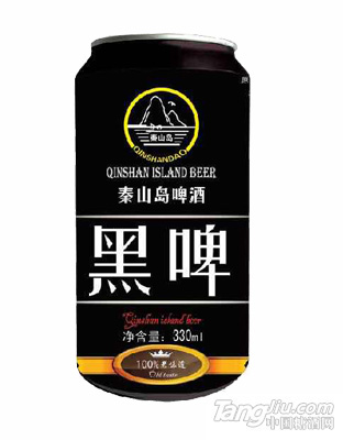 秦山島啤酒黑啤330ML