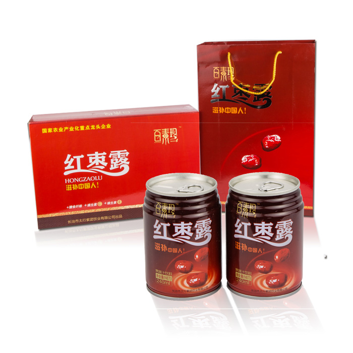 供應(yīng)【百素珍】紅棗露 飲料240ml*20罐/箱。量大優(yōu)惠，