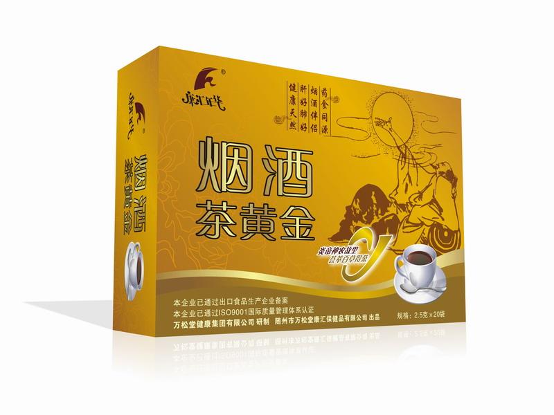 煙酒茶黃金解酒護(hù)肝清煙清肺茶