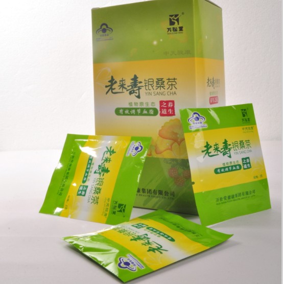 萬松堂老來壽銀桑茶 調(diào)節(jié)血脂保健茶 高血脂喝什么茶