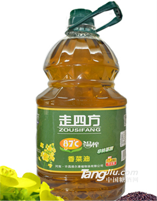 走四方5L 87度溫榨香菜油