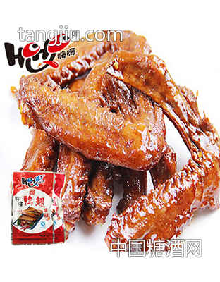 hihi肉制品零食湖南特產(chǎn)食品16g鴨翅麻辣鴨翅膀