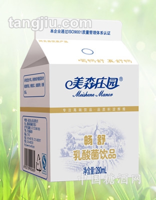 美森莊園280ml暢舒乳酸菌飲品