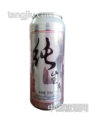 純生態(tài)啤酒罐裝500ml