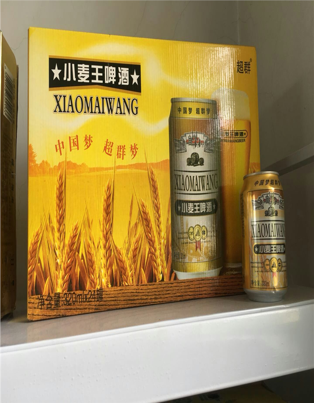 320毫升小麥王易拉罐啤酒