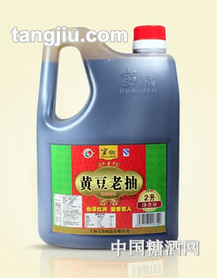 寶鼎黃豆老抽醬油2L