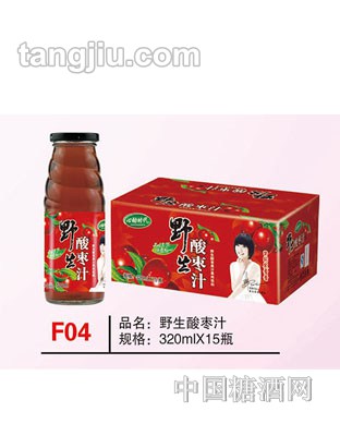 F04 品名：野生酸棗汁 規(guī)格：320mlx15瓶