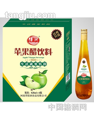 恬潤(rùn)蘋果醋飲料828ml