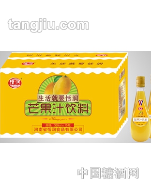 恬潤(rùn)芒果汁飲料350mlx15瓶