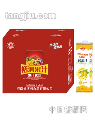 恬潤芒果汁飲料1L