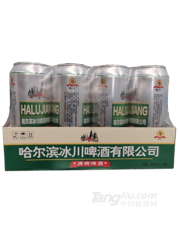 哈爾濱魯江啤酒500ml×12罐