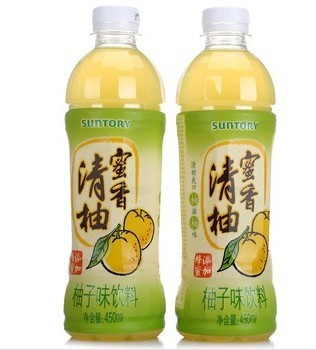 三得利 蜜香清柚飲料450ML*15瓶 整箱