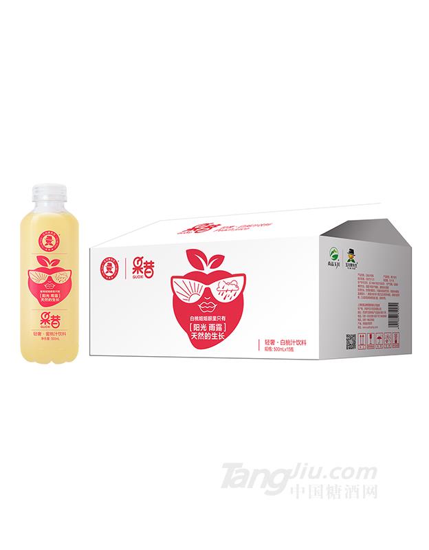 500ml×15輕奢果昔白桃汁飲料1