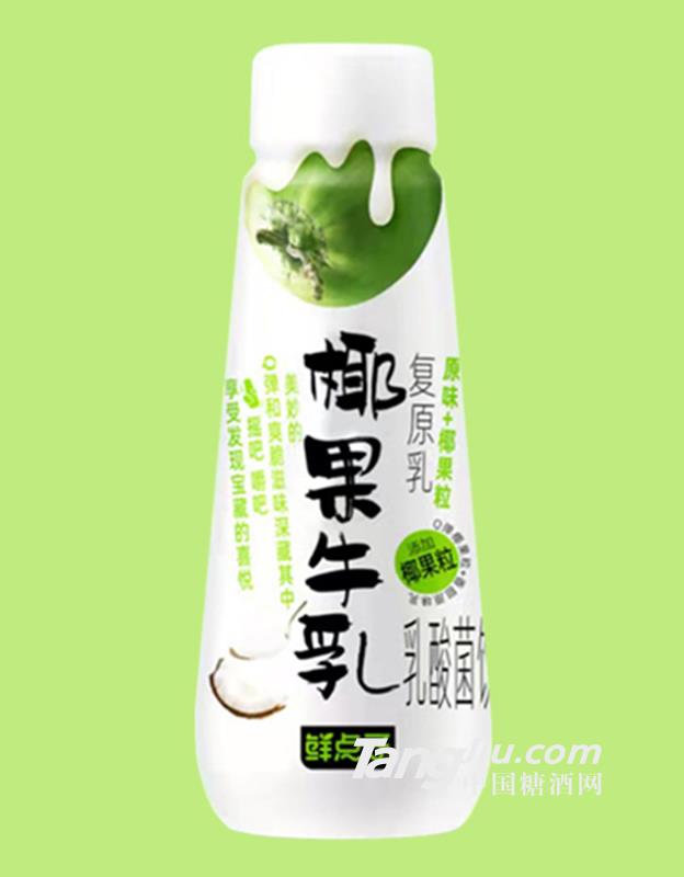 鮮點子椰果牛乳乳酸菌飲品350ml