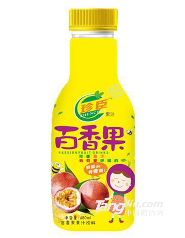 中勁珍臣百香果汁飲料480ml