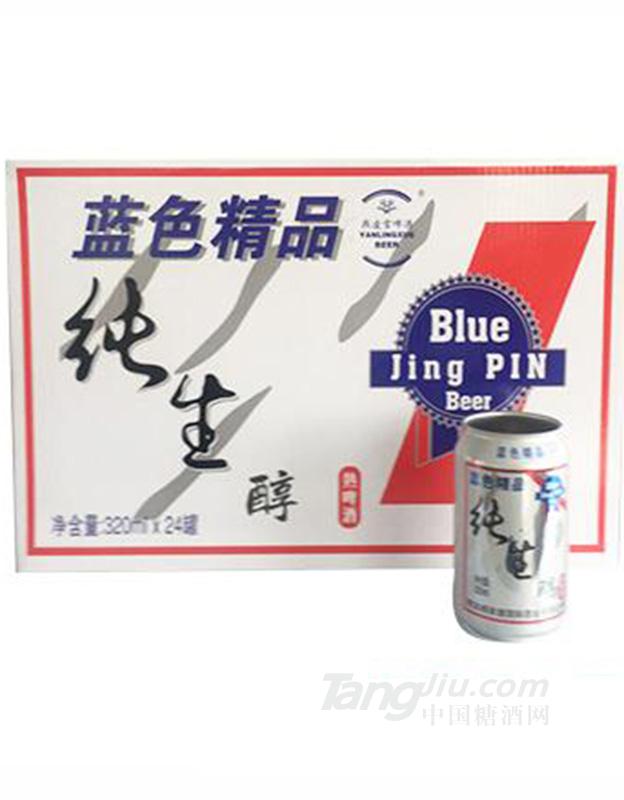 藍色精品純生醇熟啤酒320mlx24