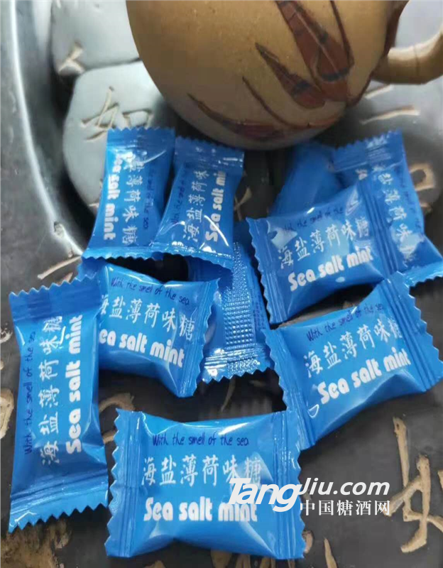 海鹽薄荷味糖 藍(lán)色