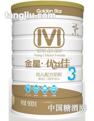 金星優(yōu)益佳幼兒配方奶粉900g