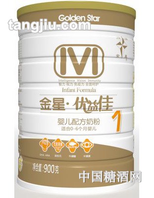 金星優(yōu)益佳配方奶粉900g